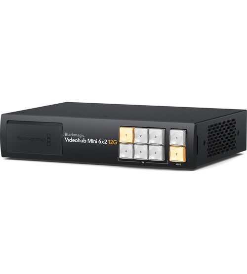 Blackmagic Videohub Mini 6x2 12G